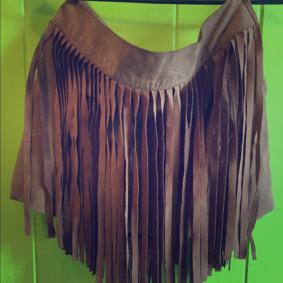 DKNYC Dresses & Skirts - DKNY vintage fringe mini skirt